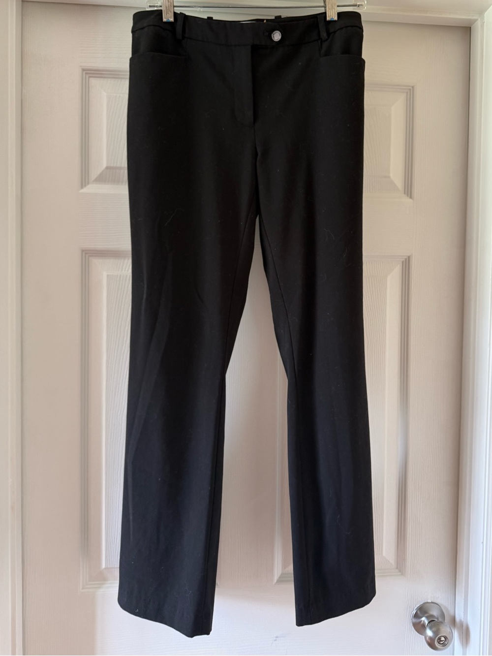 Calvin Klein Black Straight-Leg Dress Pants size 4
